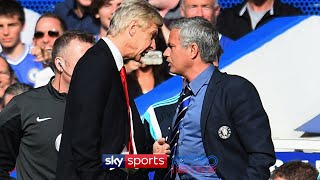 Jose Mourinho amp Arsene Wenger on their touchline fight [upl. by Lupien]