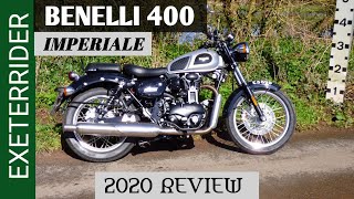 2020 BENELLI 400 IMPERIALE  REVIEW [upl. by Ramo694]