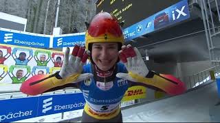 Luge World Championships in Königssee Women 3112021 [upl. by Kcirdnekal316]