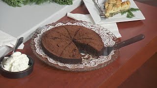 Lunchbreak Swedish quotStickyquot Chocolate Cake [upl. by Nimrac503]