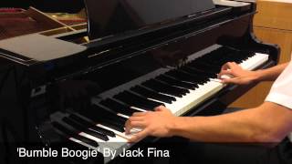 ♫ Bumble Boogie By Jack Fina Piano Cover HD  Sheets ♫ UPDATED [upl. by Ziladnerb]