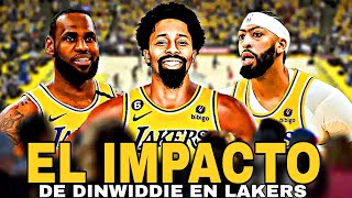 DINWIDDIE EN LAKERS NOTICIAS NBA Y MAS NUEVAS ROTACIONES EN LAKERS LEBRON JAMES DAVIS Y RUSSELL [upl. by Netsirc825]