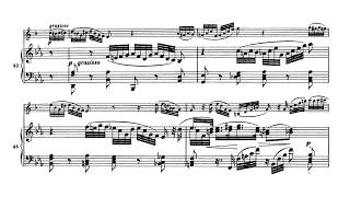 Johannes Brahms  Clarinet Sonata in E flat major Op 120 No 2 score [upl. by Womack]