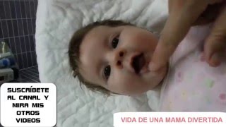 BEBÉ DICE AJO POR PRIMERA VEZ Primeros Sonidos del Bebe 8 semanas a 3 meses [upl. by Ellinej]