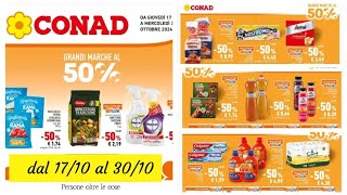 volantino conad dal 17 al 30 ottobre grande sconti [upl. by Sukhum]