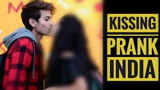 Kissing Prank India  Toss the coin  vishal goswami baba [upl. by Etennaej850]