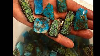 Beautiful high grade Turquoise and Gemstone rough [upl. by Scarlet222]