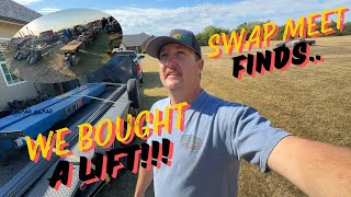 We Finally Bought a 2 POST LIFT USED FROM Chickasha Swap Meet [upl. by Cuthburt]