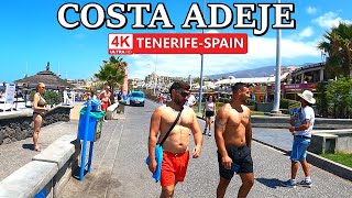 TENERIFE  COSTA ADEJE  Spectacular Weather and Busy Beaches 😎 4K Walk ● May 2024 [upl. by Eamaj]