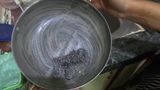 How to season iron kadai  How to clean amp maintain iron kadai  first use of iron kadai [upl. by Cypro]