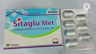 Sitaglu Met 50500mg Tablet Uses Sitaglu Met 50850mg Tablet Uses SitagluMet Tablet Side Effects [upl. by Vokaay]