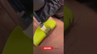 Lash lift tutorial beautiful beauty lashes lashlift shorts somoue [upl. by Ahsetan]