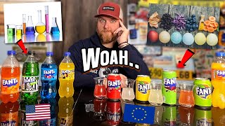 All European vs American FANTA Comparison amp Taste Test Part 2 YIKES [upl. by Anoy325]