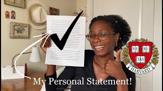 Reading My Statement of Purpose  Tips  Harvard Grad School [upl. by Quintie]