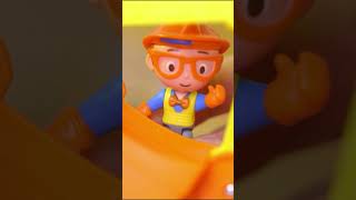 Excavator Song Blippis Toy Version  Blippi Toy Play Shorts  shorts blippi blippitoyplay [upl. by Brine]