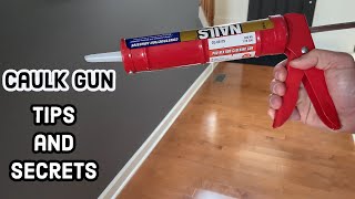 Loading Caulk Gun  Tips and Tricks  DIY  Do It Yourself  Caulking Bathroom  Shower  Trim  Fix [upl. by Heshum]