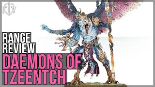 Warhammer 40000 Range Review Daemons Of Tzeentch [upl. by Dahsar]