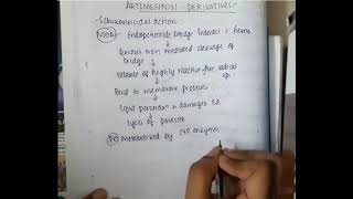 antimalarial drugs part 4 artimisinin derivative mp4  Pharmacology [upl. by Yauqram]