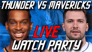 Thunder vs Mavericks Live Watch Party  NBA Regular Season 20232024 [upl. by Ahsiek440]