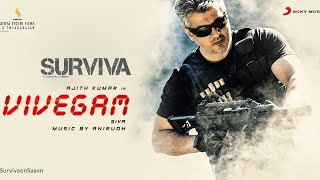 Vivegam  Surviva bgm on piano Ajith Kumar Anirudh Siva [upl. by Loralyn]