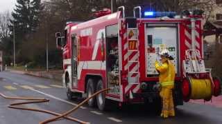 Pompiers Genève  Fuite de gaz à Bernex [upl. by Cung]