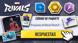 GUÍA COMPLETA DE MARVEL RIVALS ☝  🛒¿CÓDIGOS ¿TRAJE de SPIDERMAN🕷PS5 ¿Monedas💰¿Pase de Batalla🎯 [upl. by O'Doneven536]