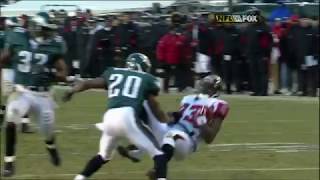 2004 NFC Championship  Brian Dawkins Hit on Alge Crumpler HD [upl. by Adnol]