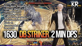 Lost Ark1630 DB StrikerElixir 41 Transcendent 69  2 min DPS [upl. by Eireva]