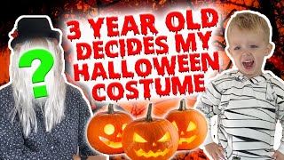 Letting a 3 year old pick my Halloween Costume 🎃👻 [upl. by Nohj]