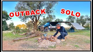 Solo Camping On Mount Gipps Station   Out From Broken Hill [upl. by Ahswat750]