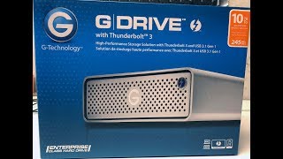 G Tech Thunderbolt 3 Drive 10TB [upl. by Gray]