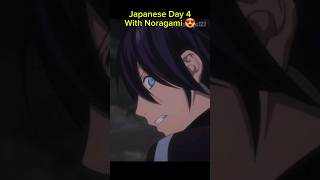 Japanese Day 4 with Noragami Aragoto noragami yato anime shorts [upl. by Otrebogir]