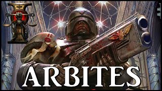 ADEPTUS ARBITES  Emperors Justice  Warhammer 40k Lore [upl. by Ahsieki362]