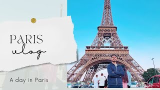 A day in Paris  Paris Vlog  Sunset at Eiffel Tower  France 4k HDR [upl. by Hcahsem764]