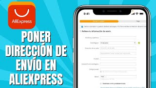 Cómo PONER Dirección De Envío En AliExpress  Configurar Dirección De Envío En ALIEXPRESS [upl. by Gwennie228]