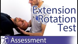 Extension Rotation Test  Vertebrobasilar Insufficiency VBI [upl. by Burkhard]