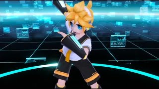 【Rin・Len】 Kagamine Lets Say the P Names ENGLISH Project Diva F Edit PV [upl. by Icnan]