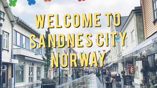 Walking tour in Sandnes City Norway [upl. by Annel]