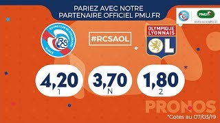 RacingOlympique Lyonnais J28 Ligue 1 1819  les clés du match avec PMUfr [upl. by Castra994]