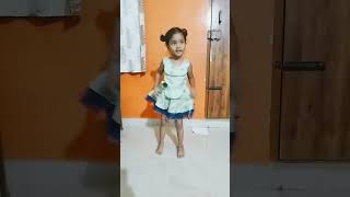 Abacha abcha song performance by Baby Roshini abacha mrbachchan raviteja trending viralvideo [upl. by Ecnahc]