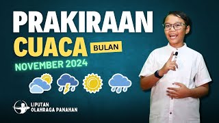 Prakiraan Cuaca Bulan November 2024  Wilayah Kepulauan Indonesia [upl. by Arni558]