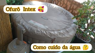 Ofurô Intex Piscina inflável Como fazer a limpeza da água 👷 Faça você mesmo DIY [upl. by Shanon]