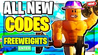 ALL NEW CODES IN WEIGHT LIFTING SIMULATOR 5  2020 Roblox [upl. by Adahs]