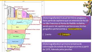 PMSERGIPE INTRODUÇÃO A HISTÓRIA DO ESTADO [upl. by Oly358]