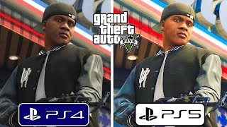 GTA 5 PS4 vs PS5 Graphics Comparison [upl. by Korrie]