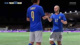 FIFA 22 Modalità Carriera amichevole internazionale Filandia Italia [upl. by Hannavas207]