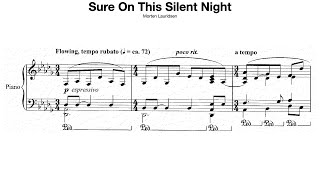 Sure on this shining night Morten Lauridsen SATB score video [upl. by Giltzow]