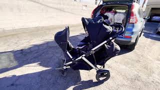 Britax b ready double stroller conversion to triple triplet stroller [upl. by Linus589]