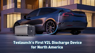 Power Up Anywhere with Tesla  Teslaunch’s First V2L Discharge DeviceNorth America  Tested 🚗🔋 [upl. by Oniotna]