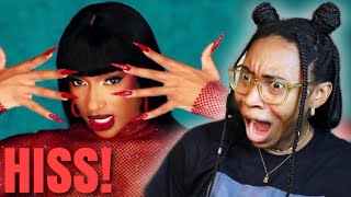 MEGAN THEE STALLION HISS OFFICIAL VIDEO REACTION 🤯 [upl. by Nosbig]